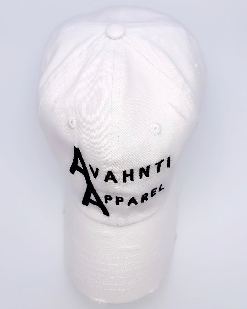 Avahnti Apparel Distressed White Hat | Limited Edition