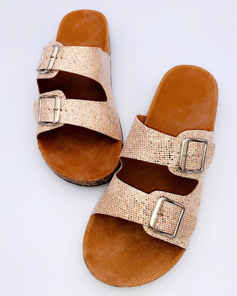 gold sandals 