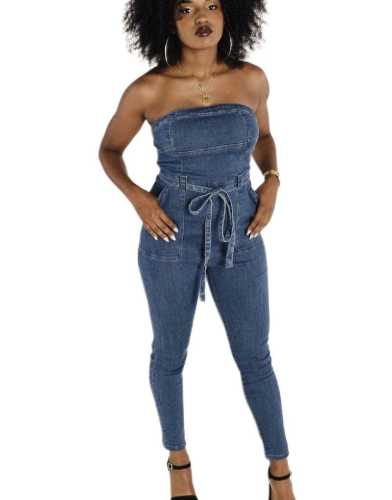 denim jumpsuit 