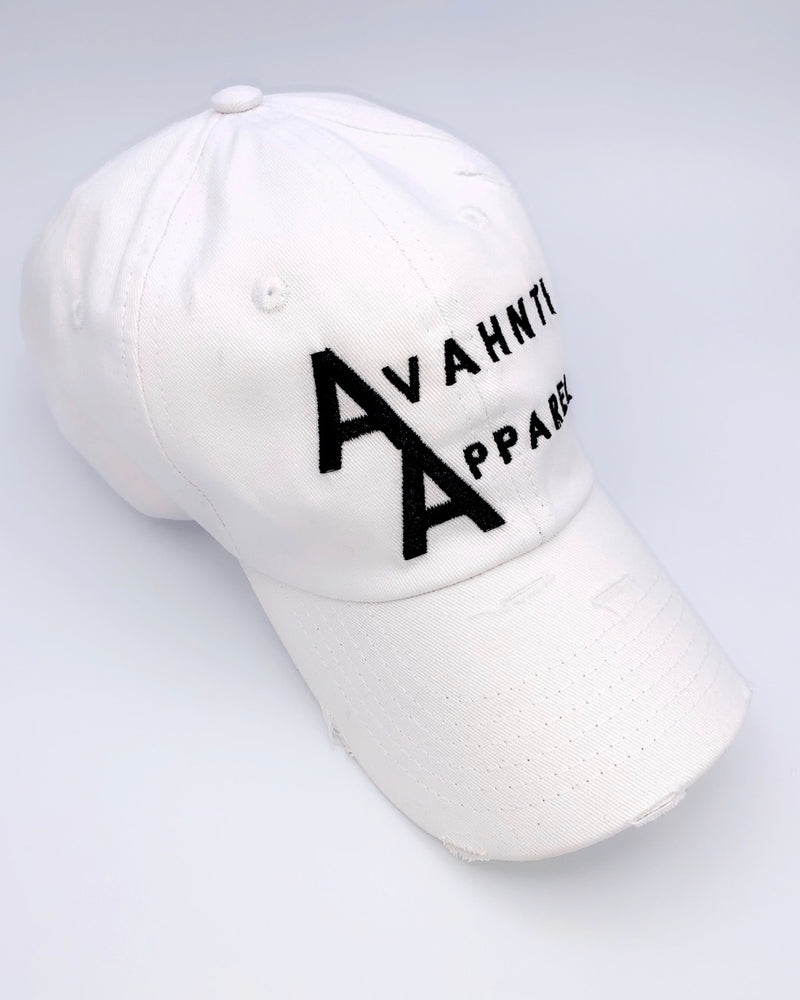 Avahnti Apparel Distressed White Hat | Limited Edition