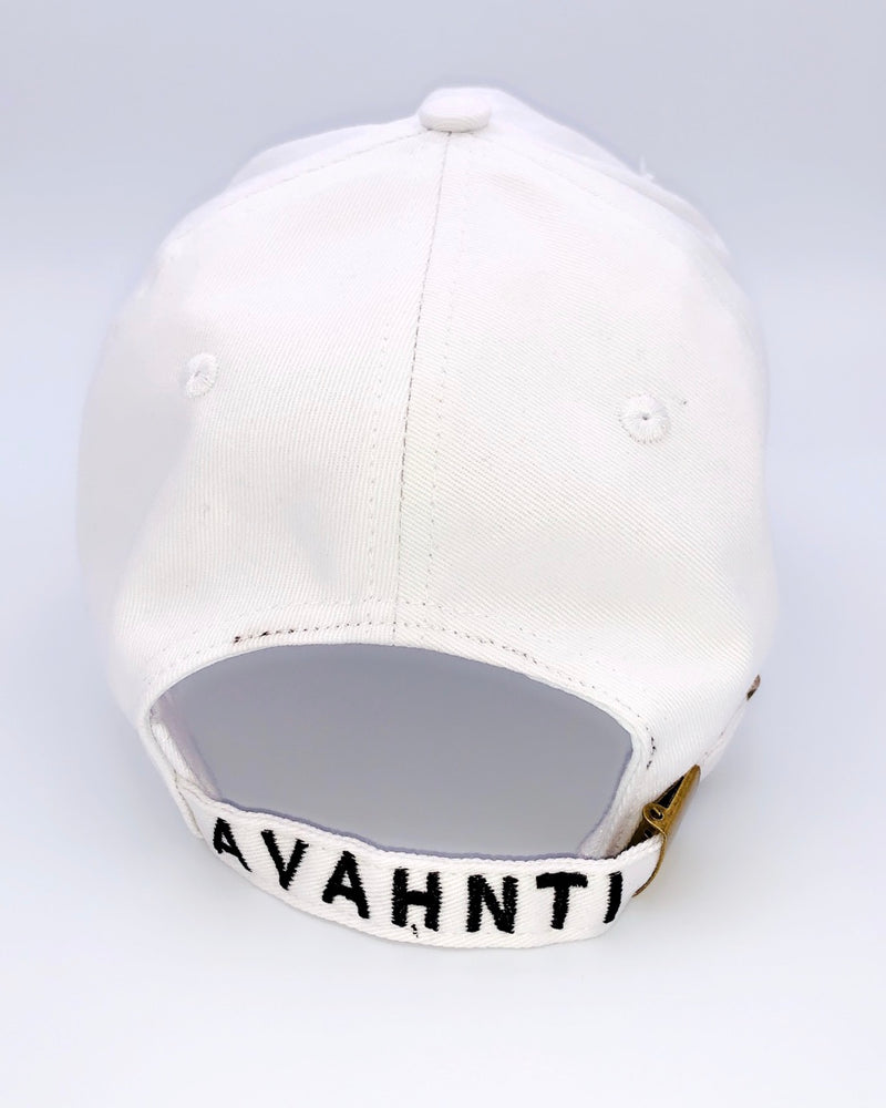 Avahnti Apparel Distressed White Hat | Limited Edition