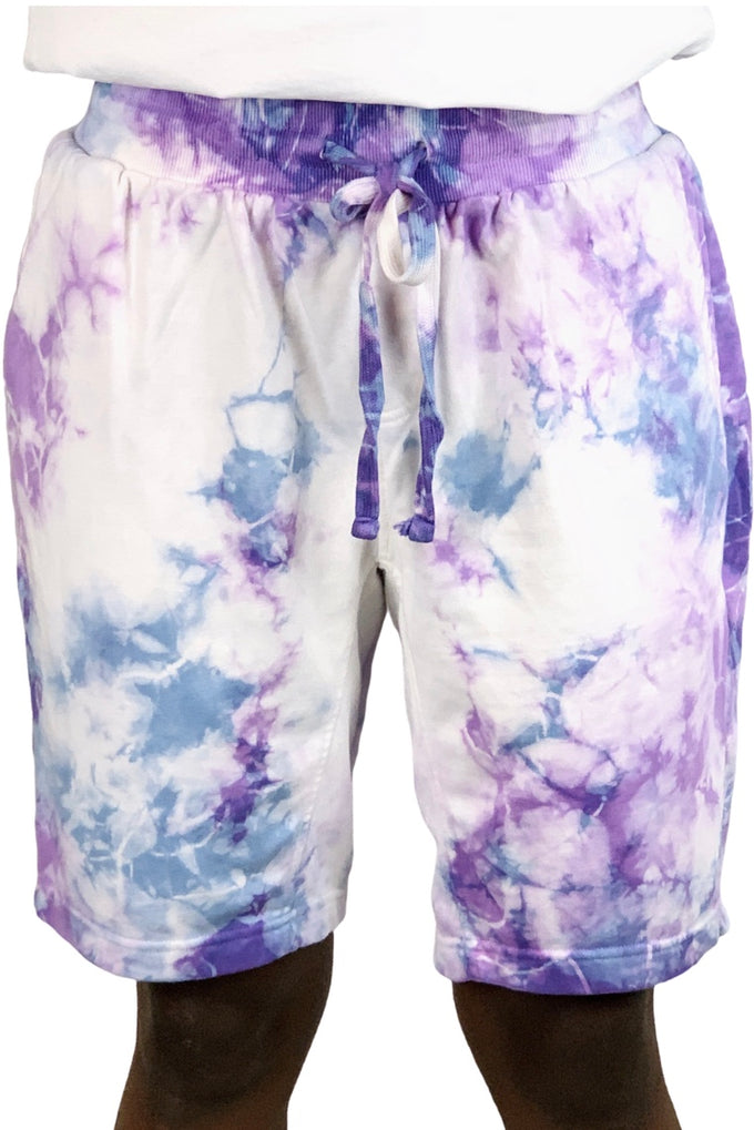 men tie dye shorts 