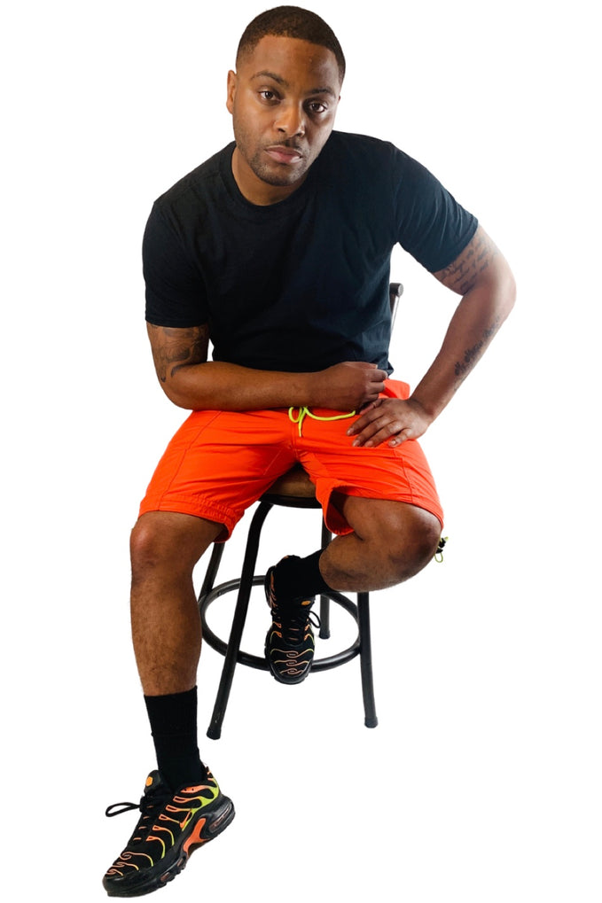 Mens orange shorts