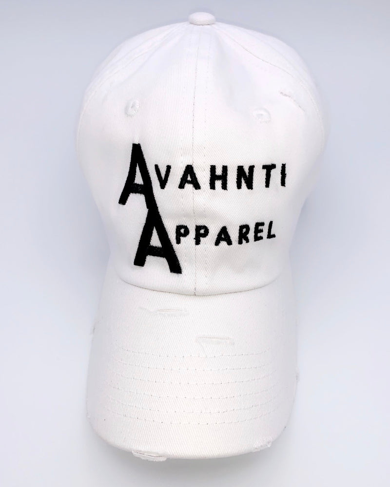 Avahnti Apparel Distressed White Hat | Limited Edition