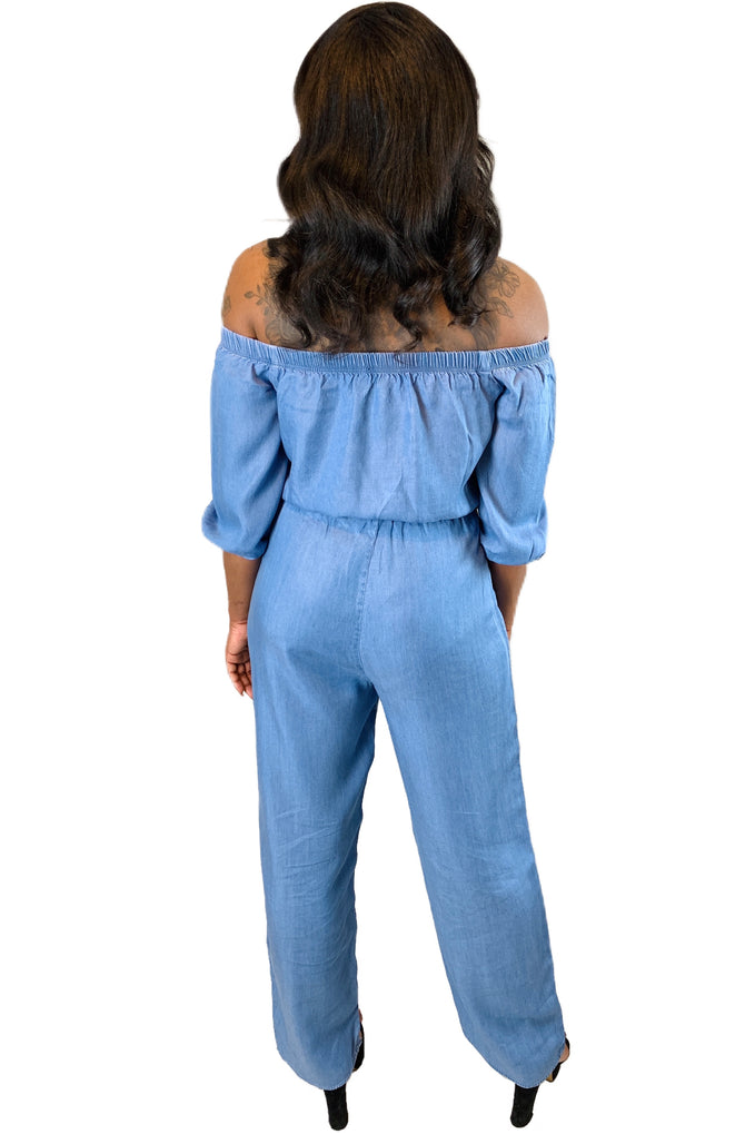 denim jumpsuit 