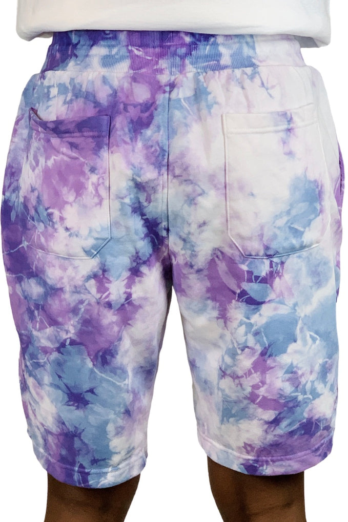 men tie dye shorts 