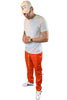 Signature Freestyle Toggle Track Pants | Orange | Chill Vibes