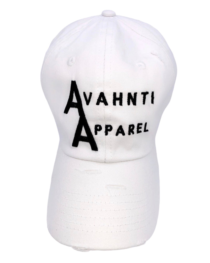 Avahnti Apparel Distressed White Hat | Limited Edition