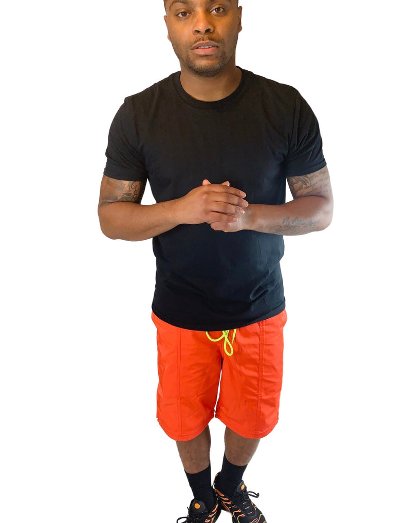 Mens orange shorts