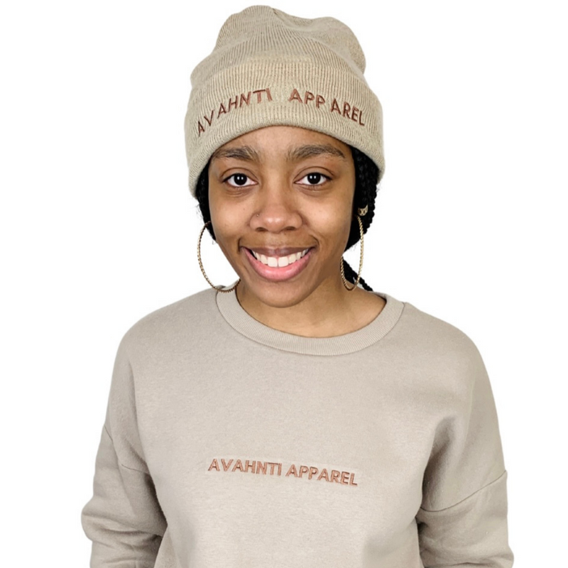 Avahnti Apparel Signature | UNISEX | Mocha Beanie