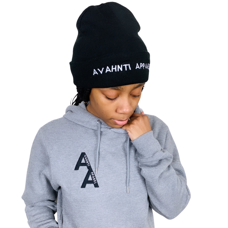 Avahnti Apparel Signature | UNISEX | Black Beanie