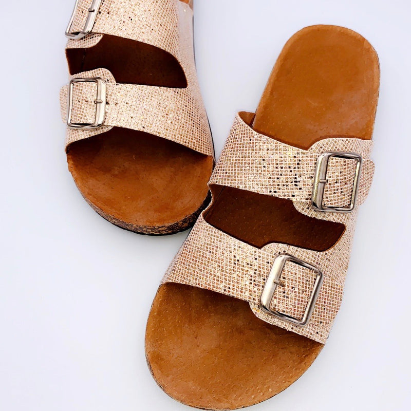 gold sandals 