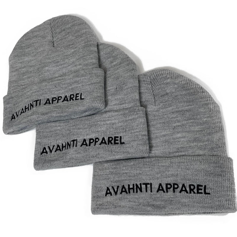 Avahnti Apparel Signature | UNISEX | Grey Beanie