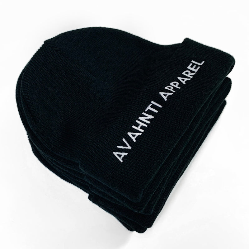 Avahnti Apparel Signature | UNISEX | Black Beanie