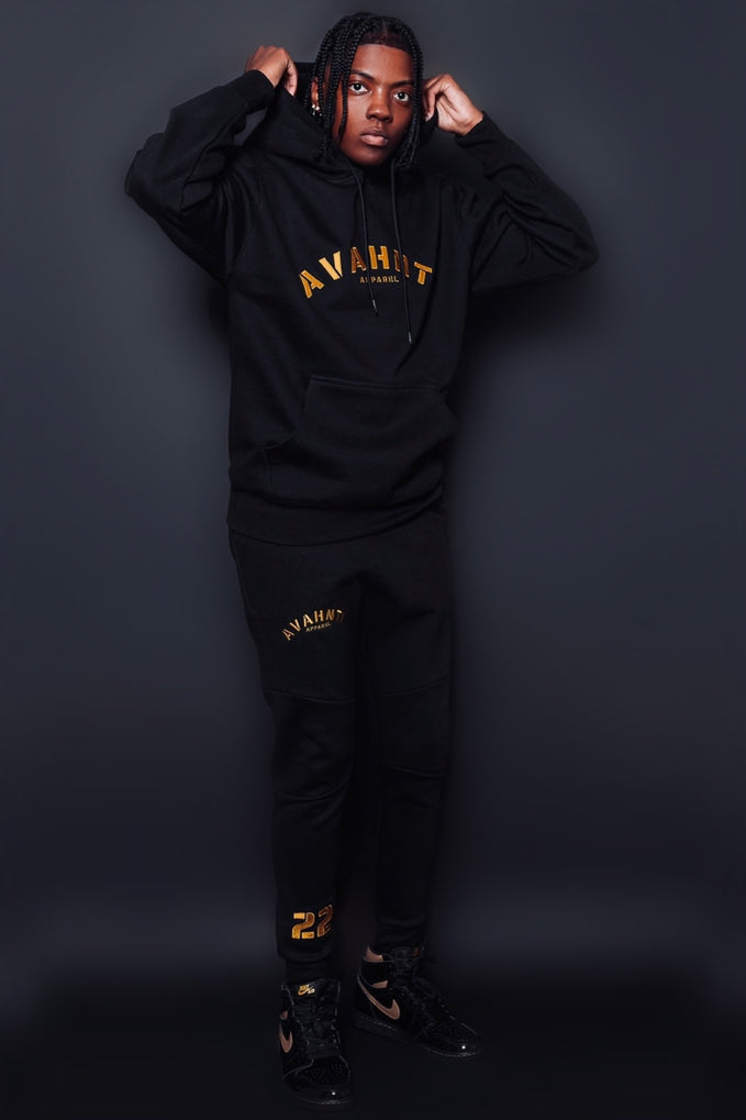 DOTE | Black/Gold | Avahnti Signature UNISEX Jogger Set