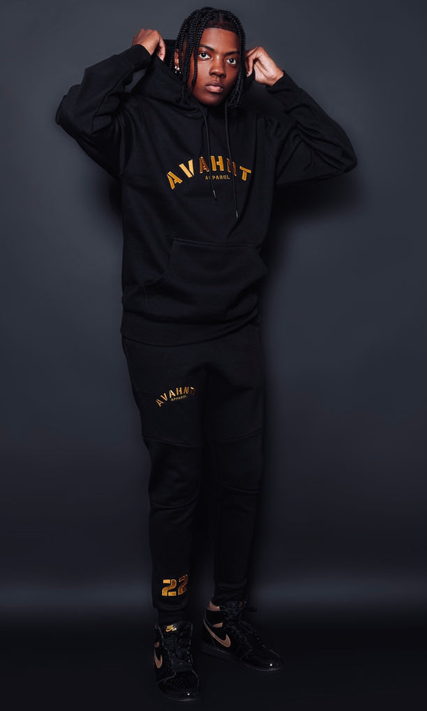 DOTE | Black/Gold | Avahnti Signature UNISEX Jogger Set