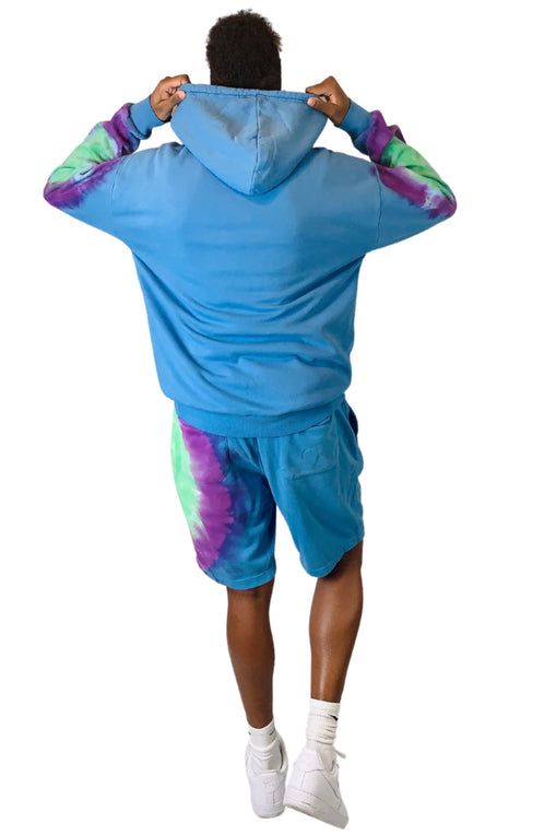 blue tie dye set