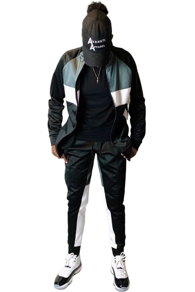 black tracksuit, men black tracksuit