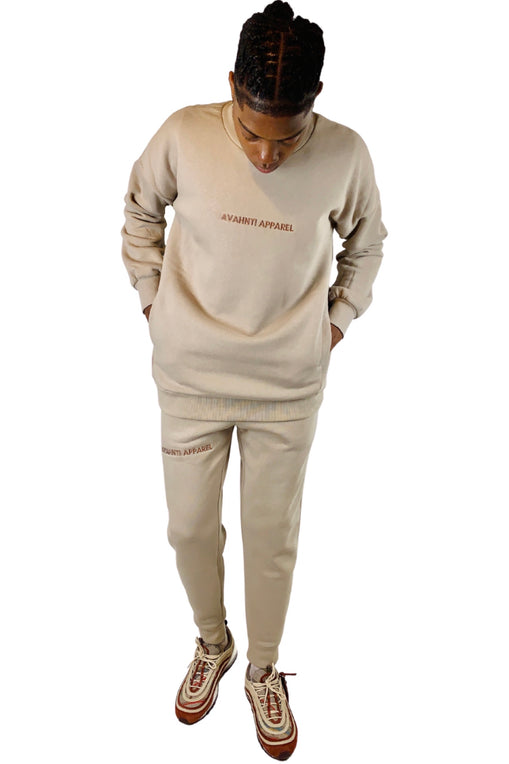 Mocha w/ Splash Of Cinnamon Drop | Avahnti Sig. Jogger Set (SW)