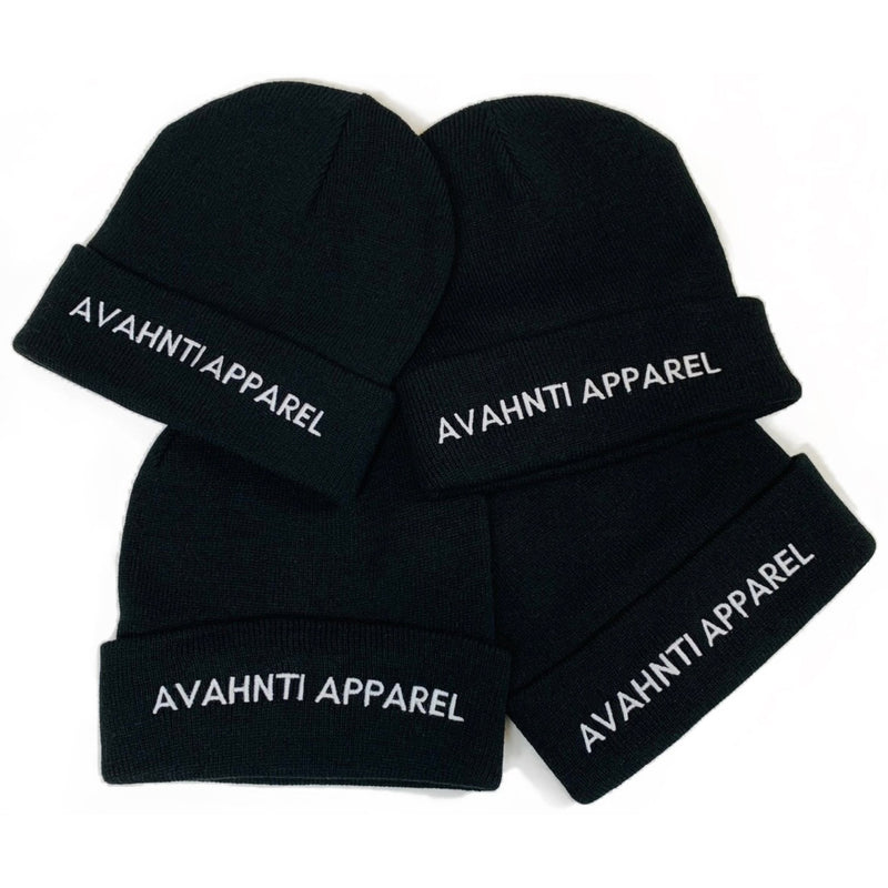 Avahnti Apparel Signature | UNISEX | Black Beanie