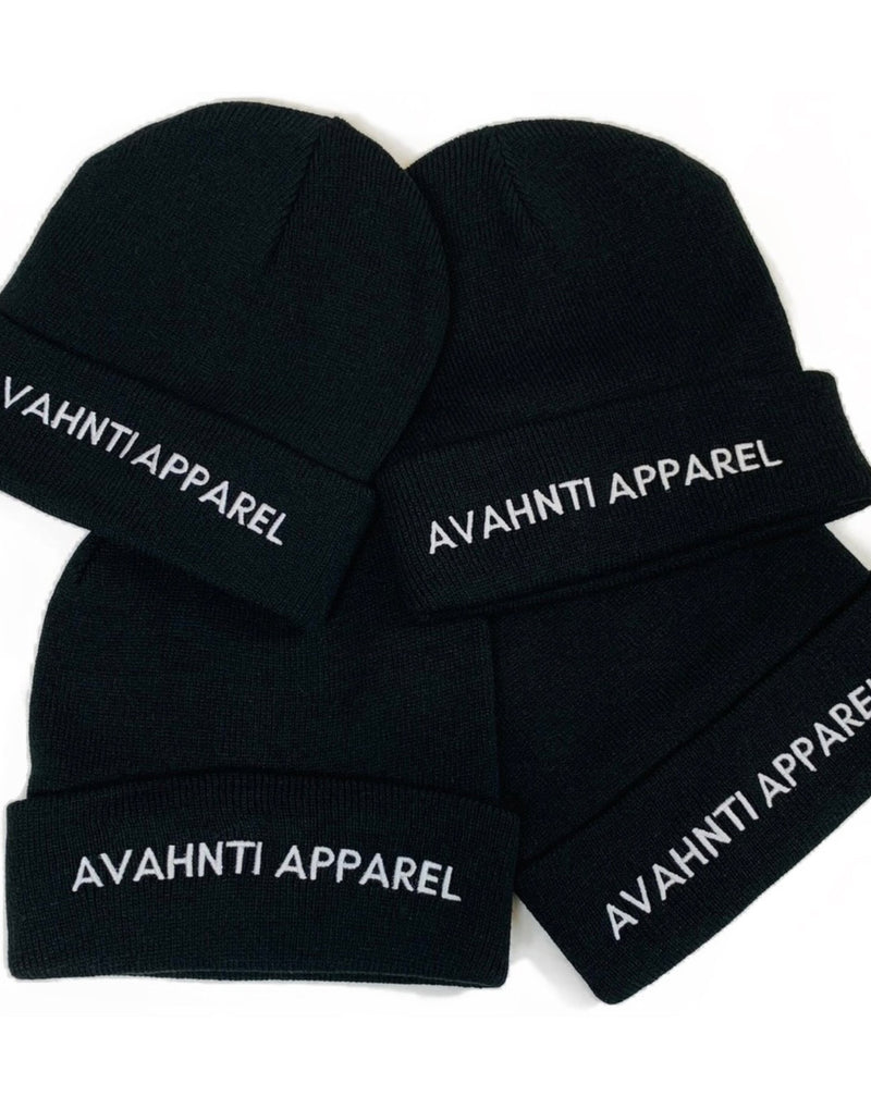 Avahnti Apparel Signature | UNISEX | Black Beanie