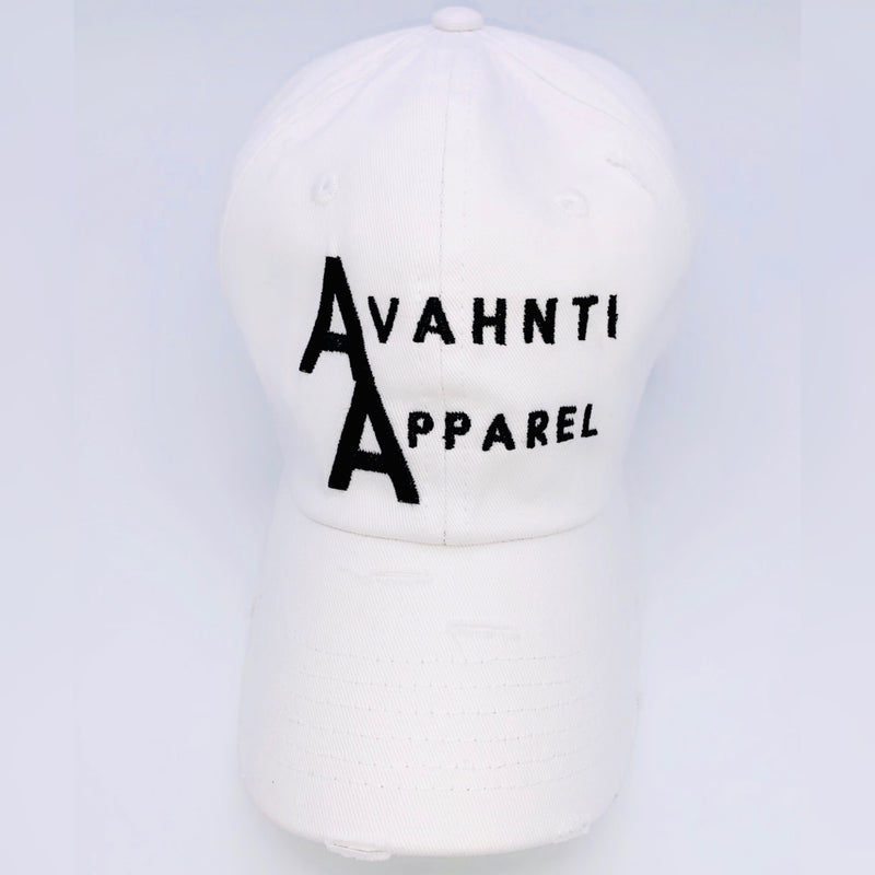 Avahnti Apparel Distressed White Hat | Limited Edition