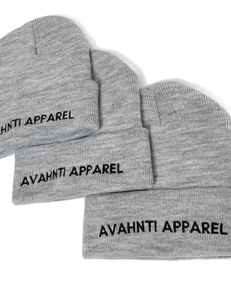 Avahnti Apparel Signature | UNISEX | Grey Beanie