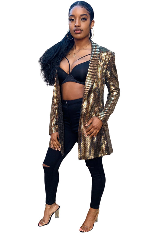 gold blazer 