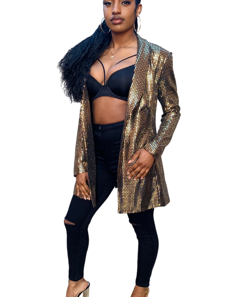 gold blazer 