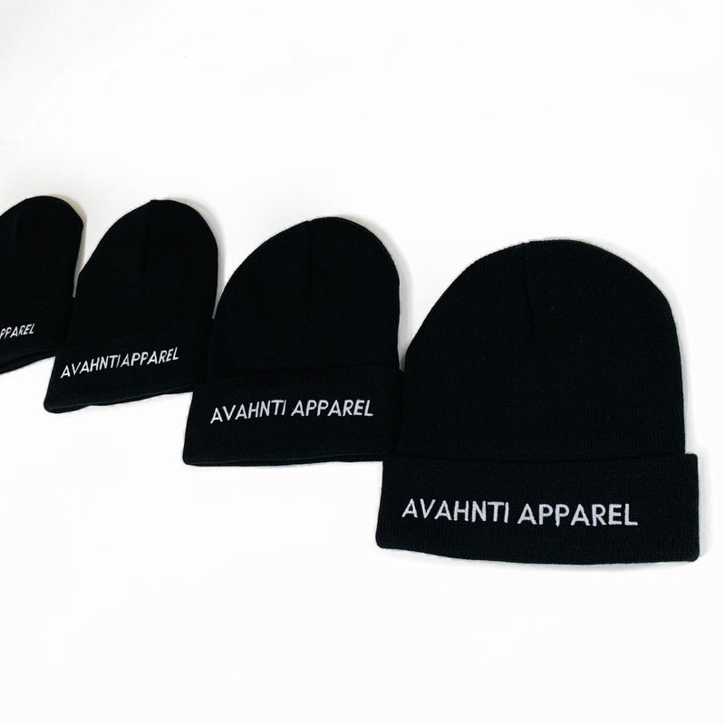 Avahnti Apparel Signature | UNISEX | Black Beanie